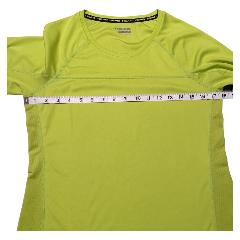 HEAD Women's Long Sleeve Athletic Shirt Size Medium Green Running Workout Shirt - Picture 6 of 11